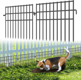 Dyemair garden animal barrier fence shows a long 42.5ft run to deter digging.