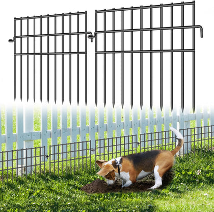 Dyemair garden animal barrier fence shows a long 42.5ft run to deter digging.