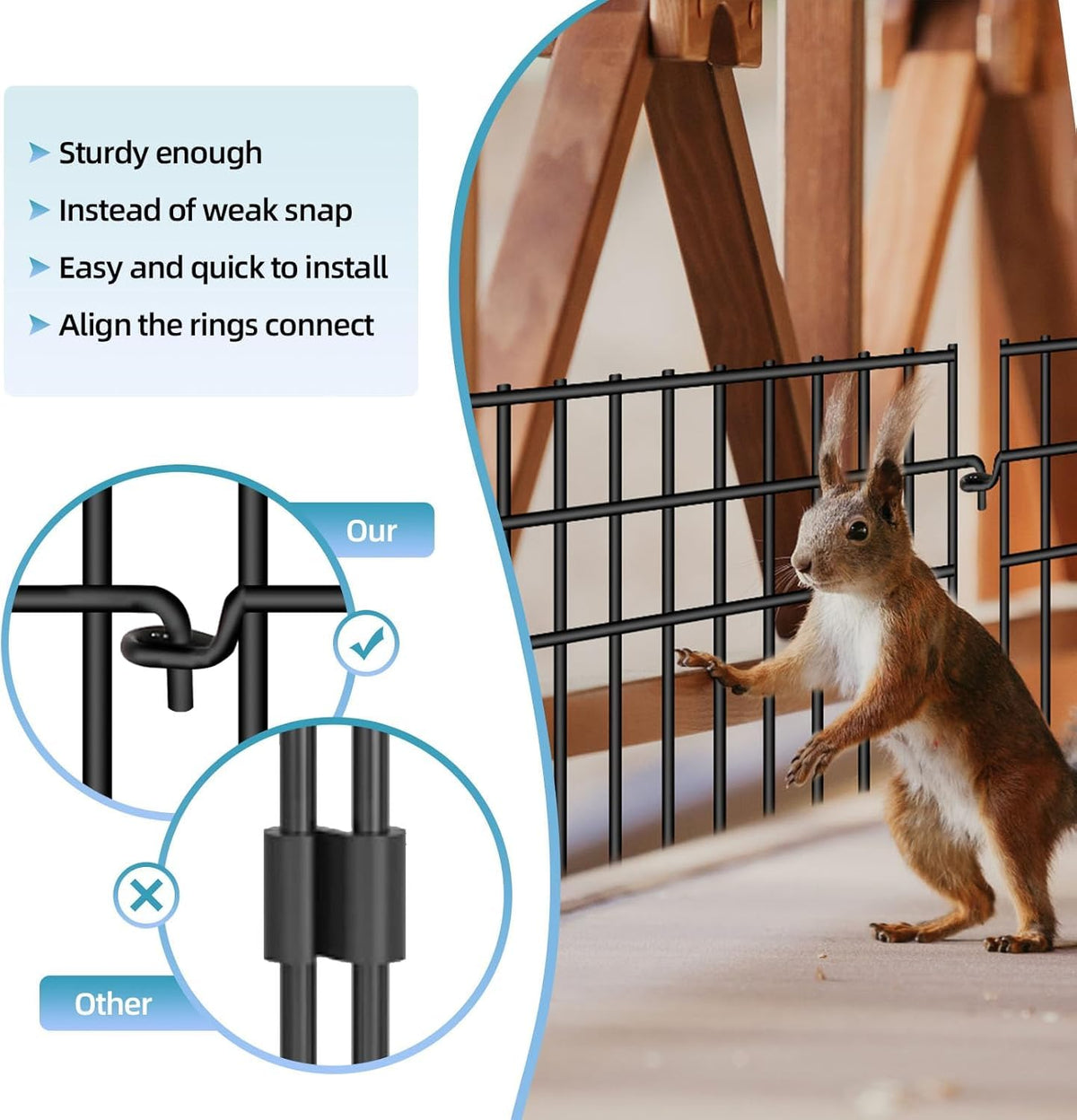 Dyemair ground stakes included for secure, stable boundary installation.