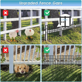 Dyemair ring-connect design enables easy, tool-free installation along the garden edge.