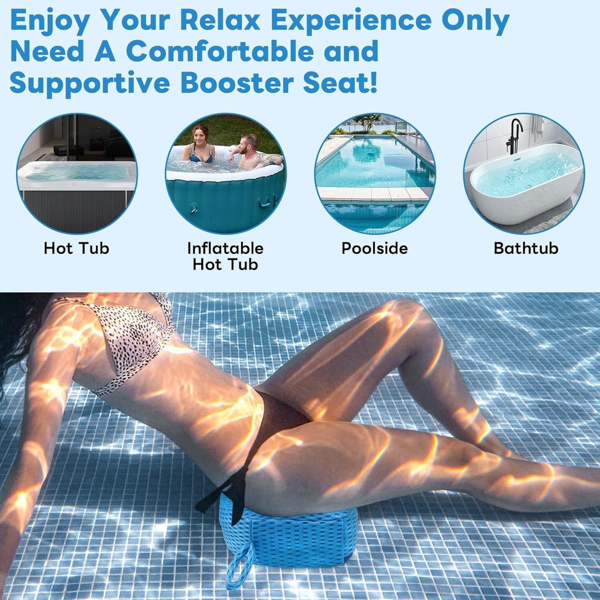 DYEENL hidden zipper protects tub surface and maintains smooth finish