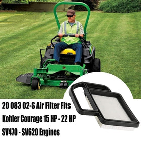 Dylawnio air filter 2-pack side view fits SV470-SV620 series