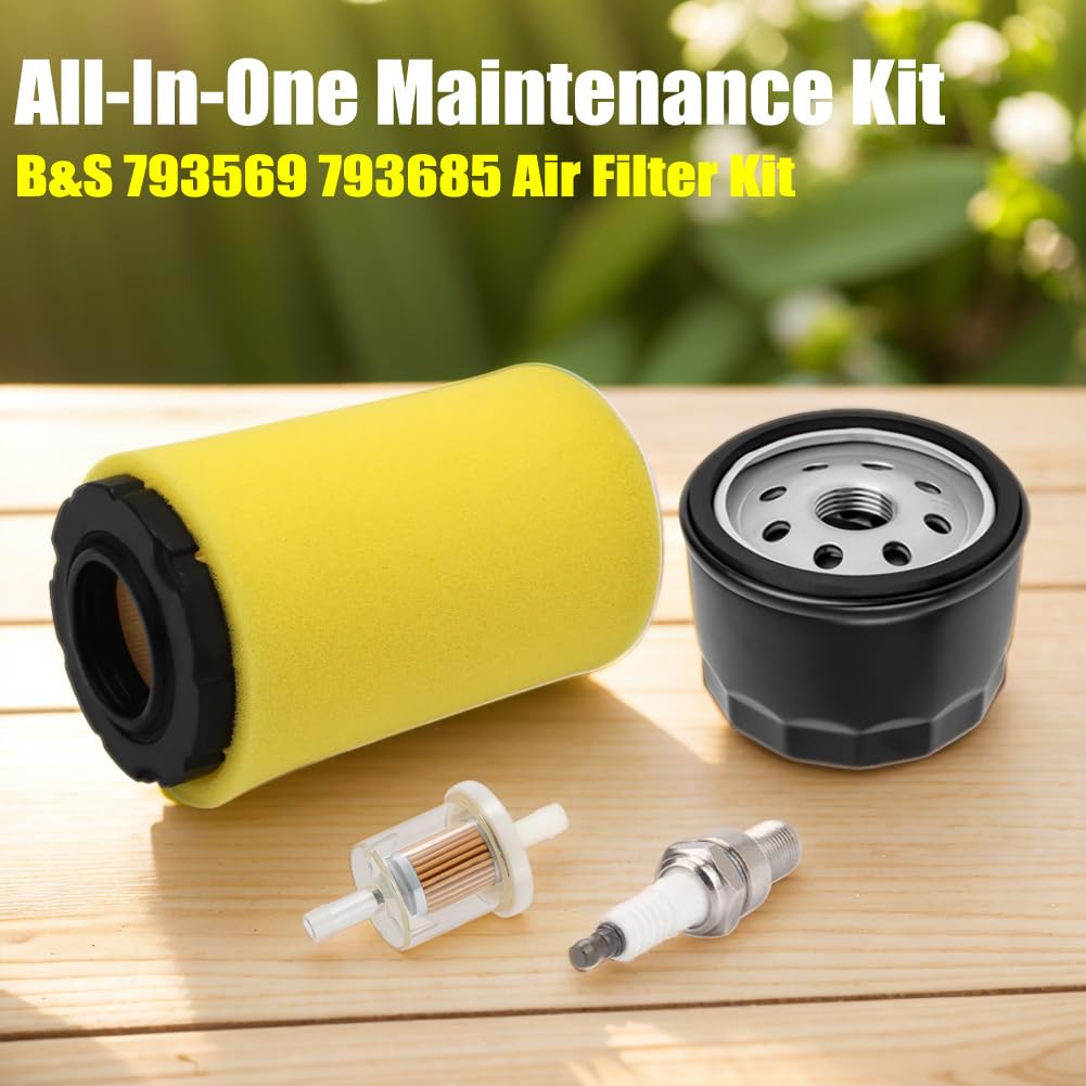 Dylawnio oil filter included in kit supports smoother engine maintenance.