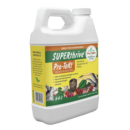 Dyna-Gro Pro-Tekt silicon solution bottle supports stem strength and heat tolerance.