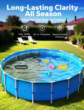 Dynaklearpool winterizing kit surface protection protecting pool liner from winter wear.