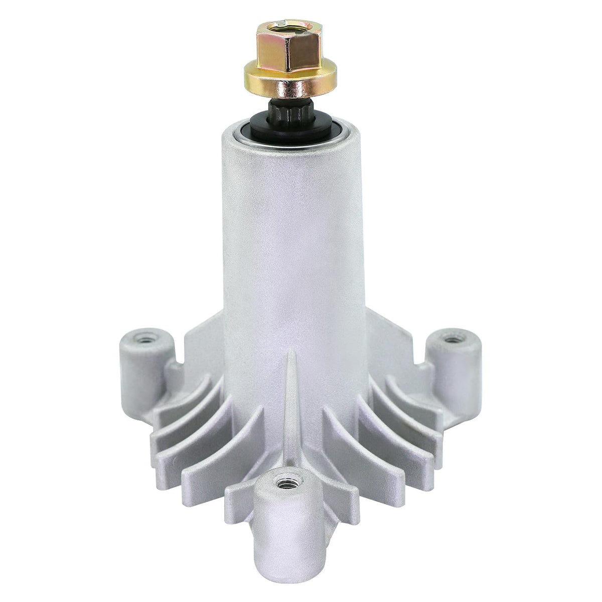 Included parts from DynaVim Parts: pulley, blade nut, washer, and mounting bolts for quick install.
