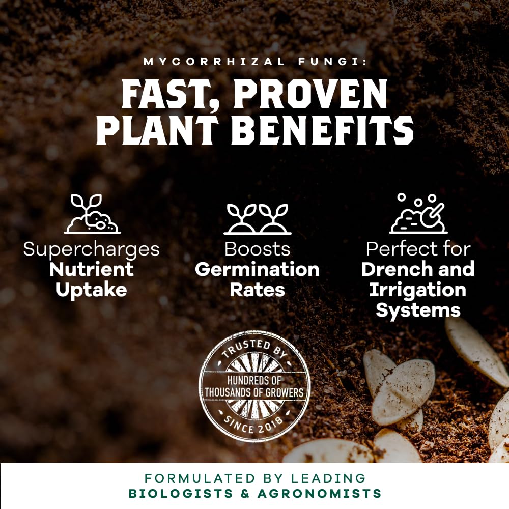 DYNOMYCO Spark WP mycorrhizae coating for transplant holes improves nutrient uptake