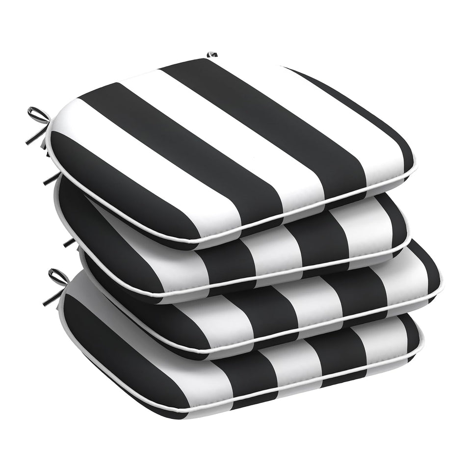 DYTXIII outdoor chair cushions 17x16 black for patio comfort and durability