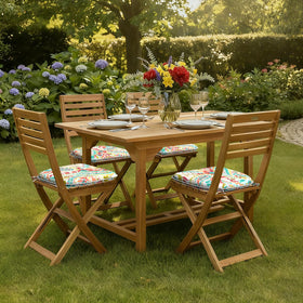 DYTXIII color-rich paisley cushions brighten porches and create a welcoming outdoor retreat.