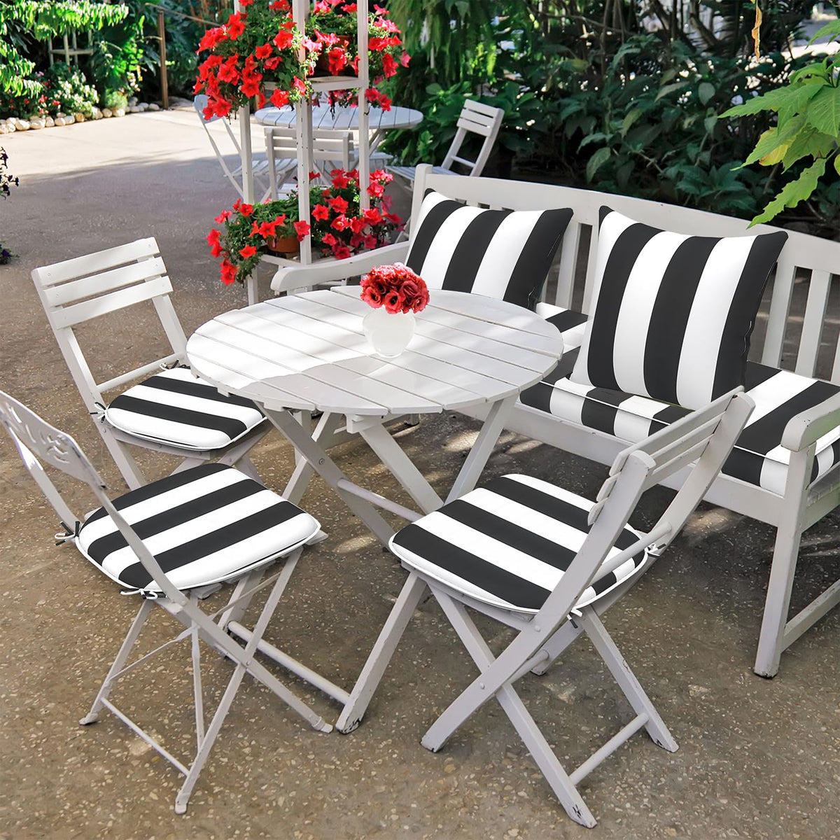DYTXIII round-corner seat cushions for ergonomic outdoor seating