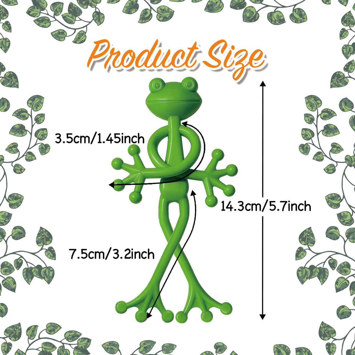 DYULJS frog-clip-on-stem secures stems for healthier growth.