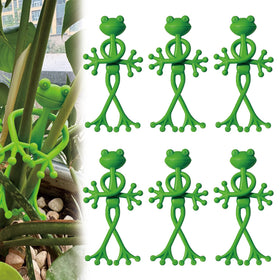 DYULJS frog-plant-stand-set keeps vines upright with playful charm.