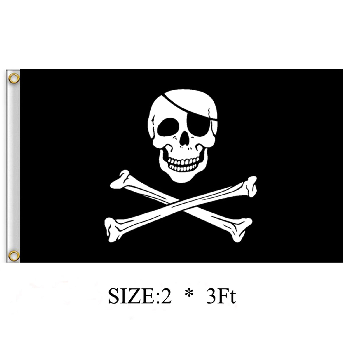 Dyung Tec pirate flags side view highlights lightweight, breezy setup