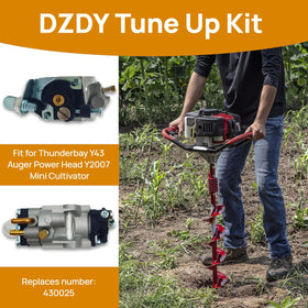 DZDY carburetor gasket and primer bulbs enable easy startup and sealing