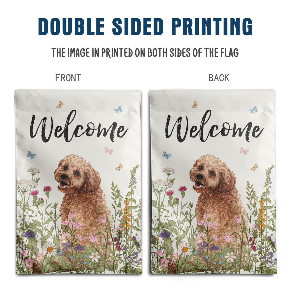 DZGlobal all-weather polyester material supports long-lasting garden decor.