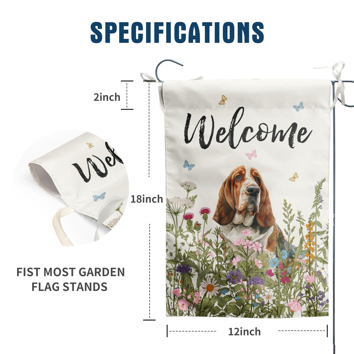 DZGlobal outdoor flag features two-sided print for full visibility from both sides.