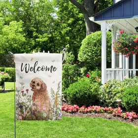 DZGlobal welcome flag for gardens, porches, and entryways.