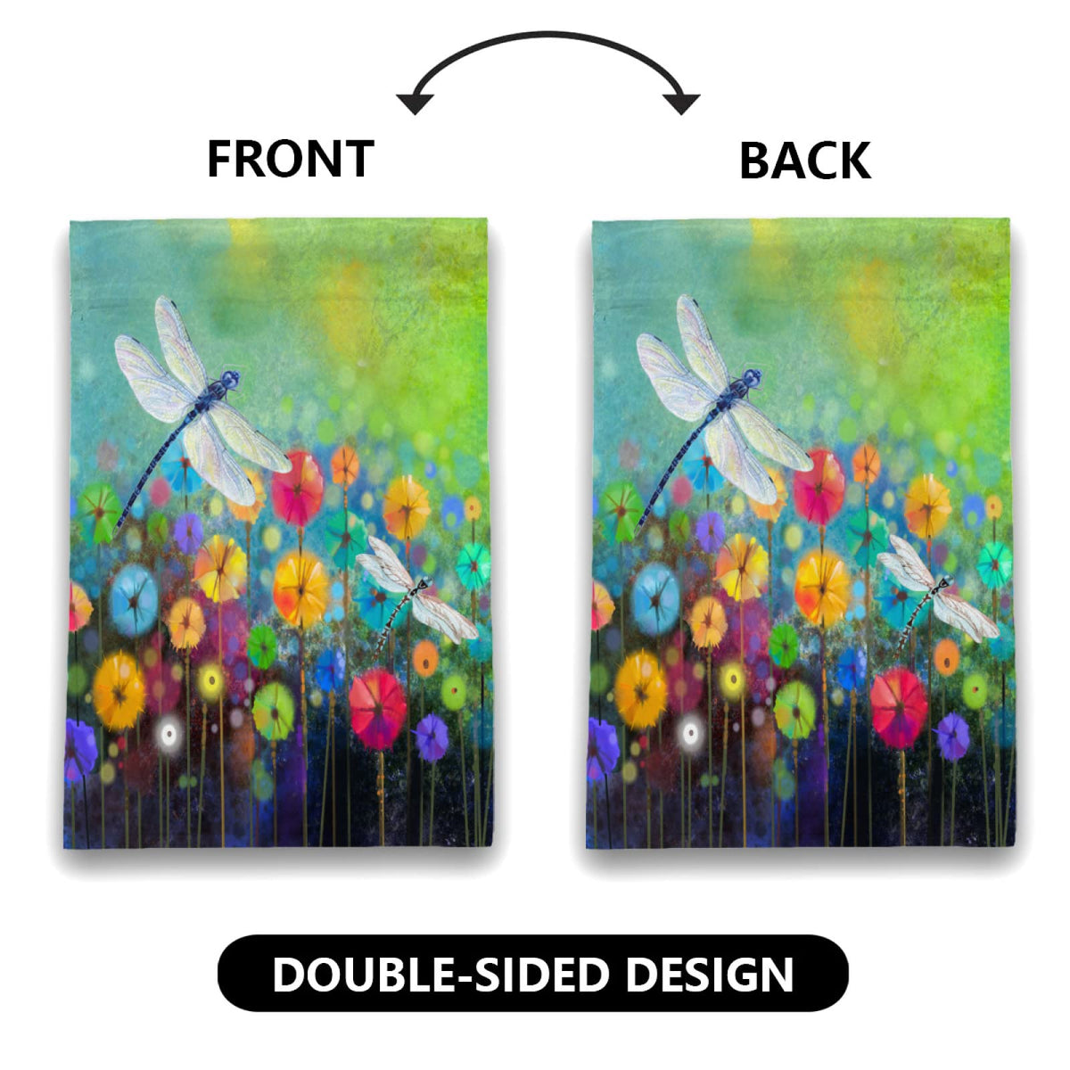 DZGlobal Welcome Summer flag on outdoor wall for seasonal cheer.
