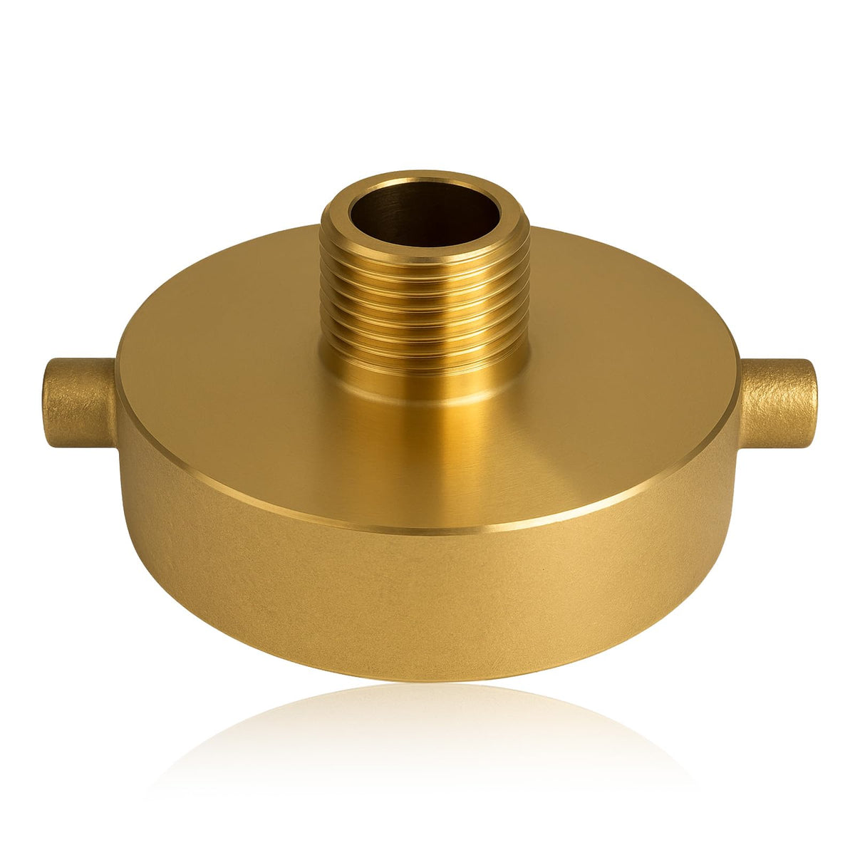 DZQPPC fire hydrant adapter brass casting close-up for durable connections.