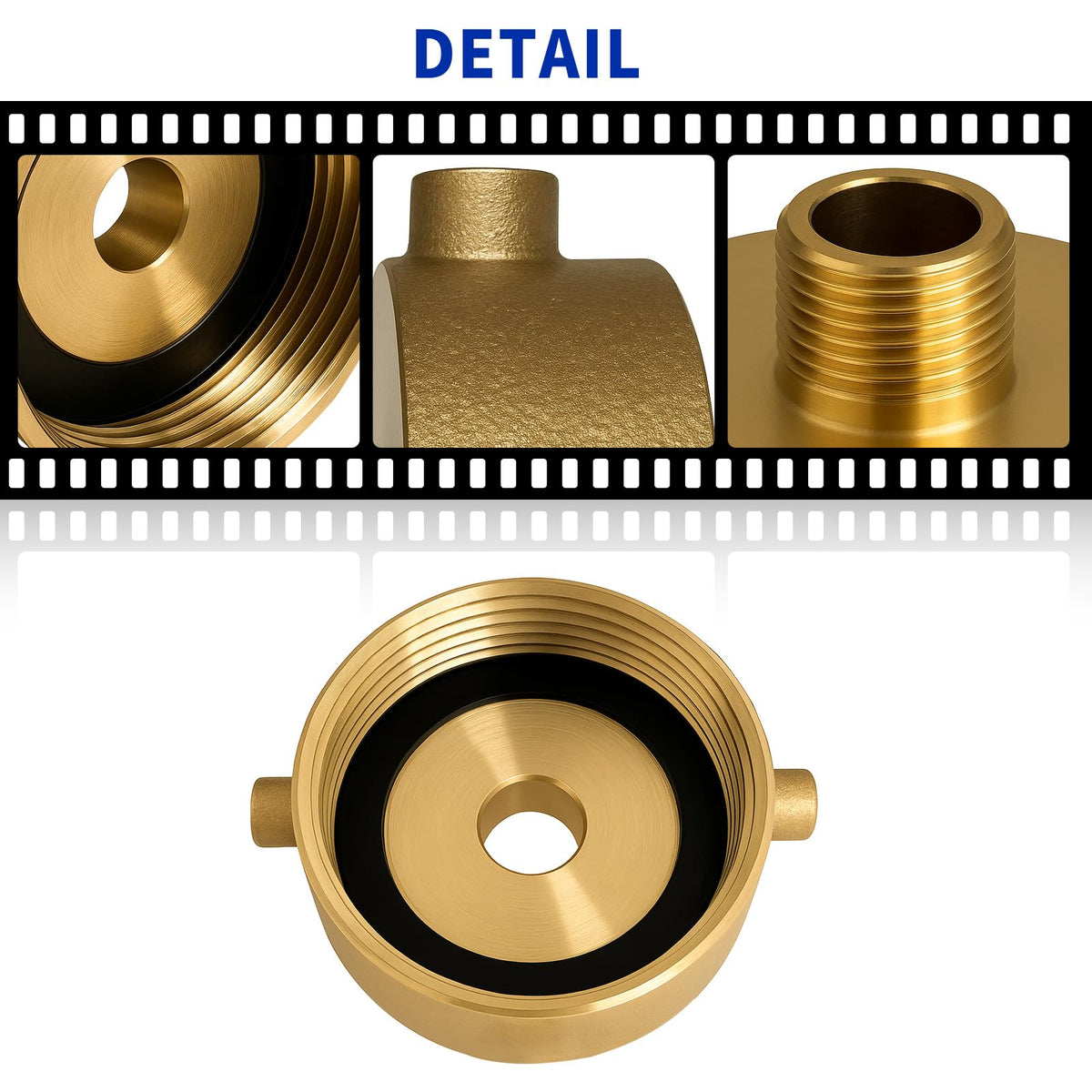 DZQPPC adapter connected to hydrant illustrating reliable sealing and transfer readiness.