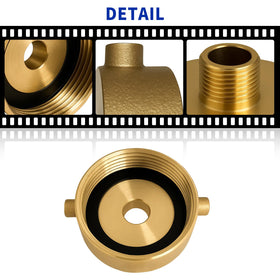 DZQPPC adapter connected to hydrant illustrating reliable sealing and transfer readiness.