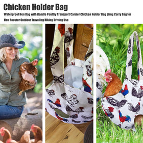 DZXZY chicken carrying bag with sturdy handle in closeup.