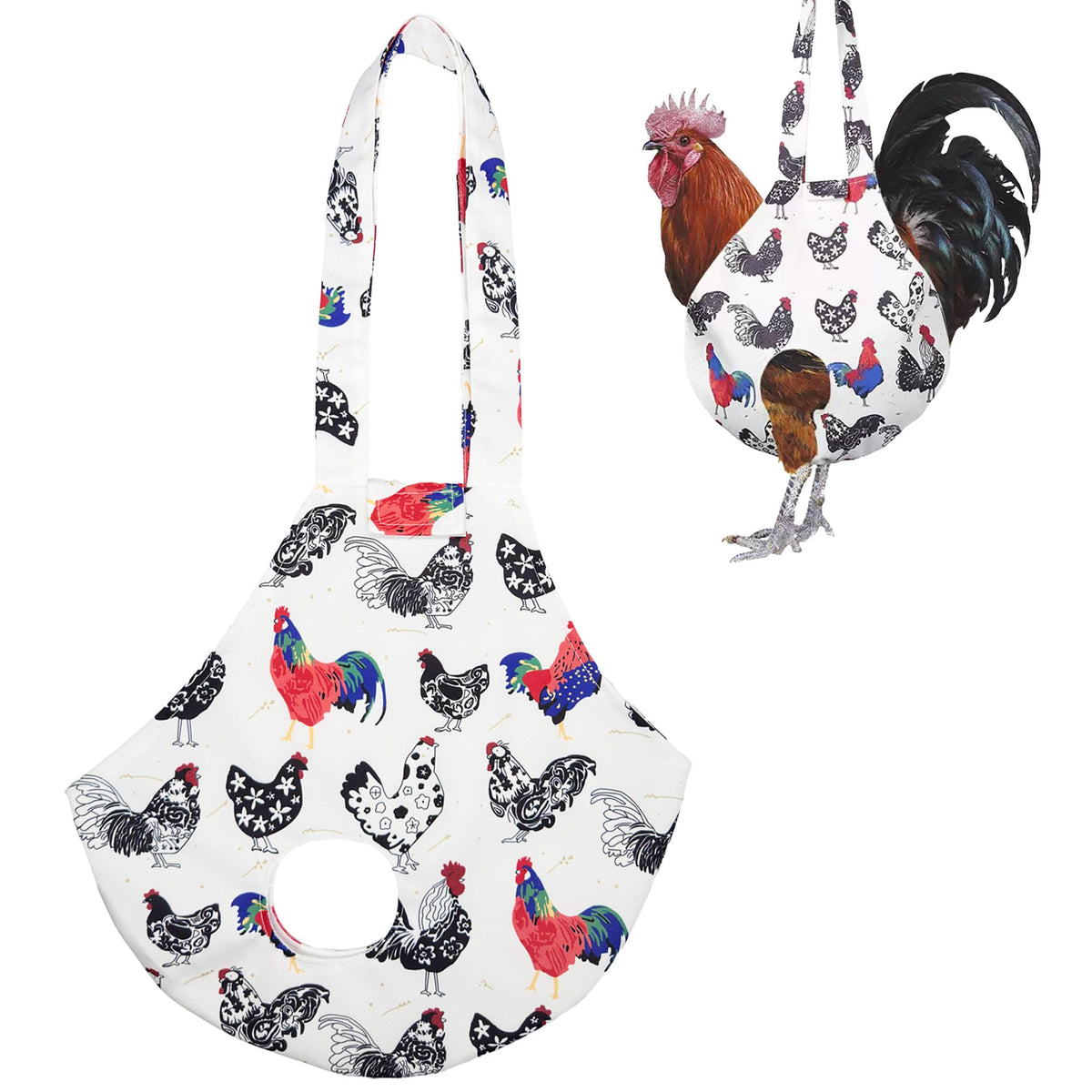 DZXZY chicken holder bag with handle for secure transport.