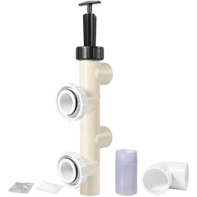 E-Cowlboy kit includes unions and manual for easy setup.