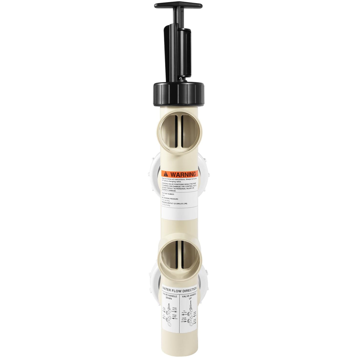 E-Cowlboy high-flow valve supports strong pool circulation.