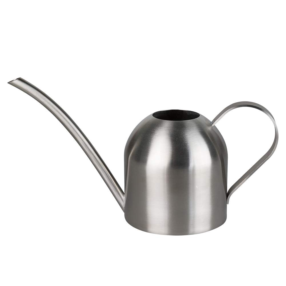 E.Palace stainless steel water can for indoor plants with precise pour to avoid leaf spills.