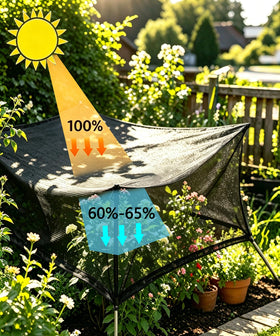 e.share durable UV-stable shade solution supports plants and outdoor comfort