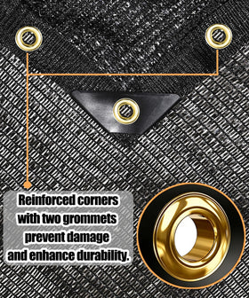 e.share shade cloth corner grommets provide secure easy installation
