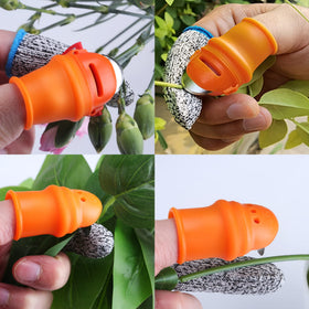 E-TING anti-cutting finger sleeve protects fingers during pruning and harvesting.