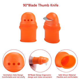 E-TING large 90-degree blade thumb knife for pruning and precision cuts.