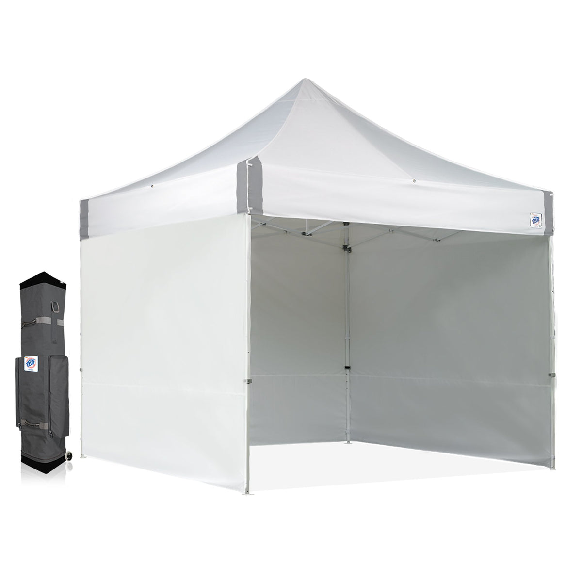 E-Z UP ES100S top view shows 100 sq ft of shade for events