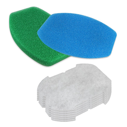 eaacaa pond maintenance kit foam filter demonstrates easy fit for Inpond 5-in-1 300-gallon ponds