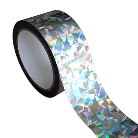 EACILLES holographic bird ribbon roll deters birds from fruit trees by shimmering light