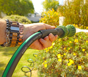 EADUTY Hybrid Garden Hose 75ft length extends reach for large tasks