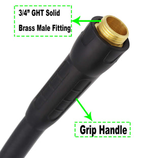 EADUTY Hybrid Garden Hose highly flexible, resisting kinking during extended use