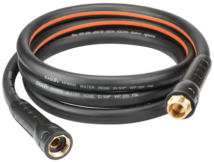 EADUTY hybrid garden hose with 5-8in x 10ft for versatile watering.