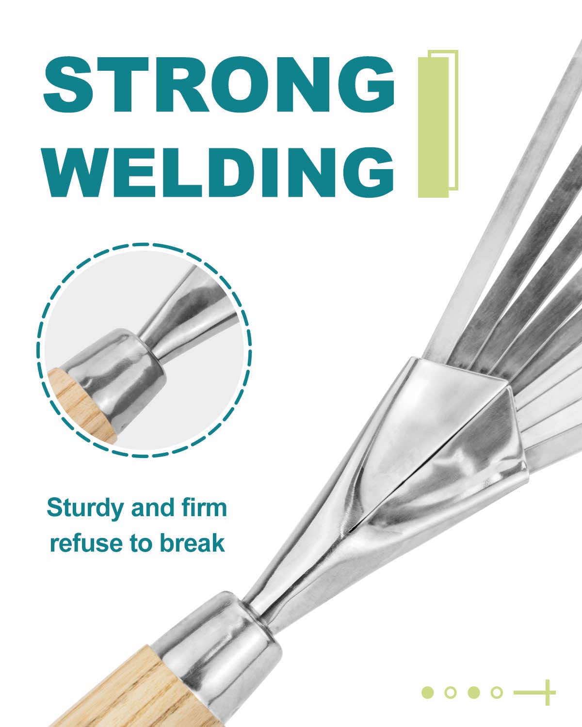 Eadwiella ergonomic grip minimizes hand fatigue while cultivating soil.