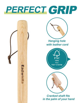 Eadwiella ergonomic handle offers comfortable grip during precision weeding