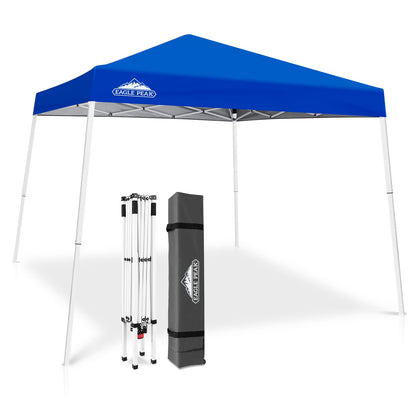 Eagle Peak 10x10 pop-up canopy provides instant shade outdoors