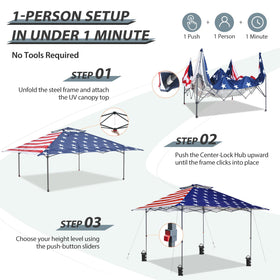 EAGLE PEAK 169 sq ft of shade for large groups