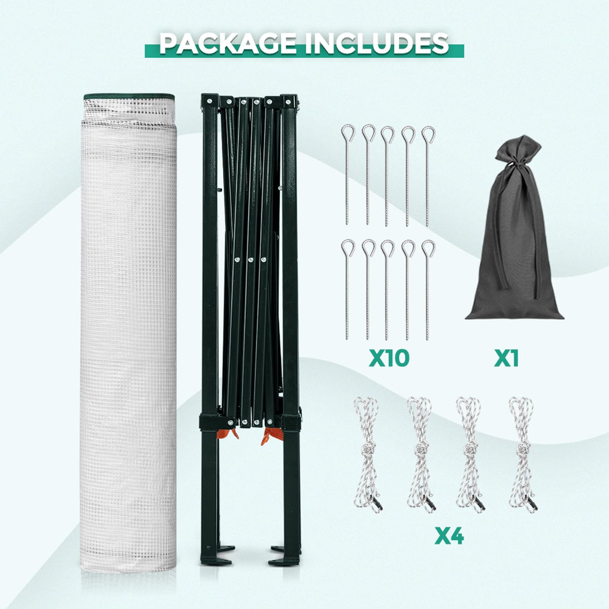 Eagle Peak 6x4 walk-in greenhouse indoor-outdoor setup for versatile placement.
