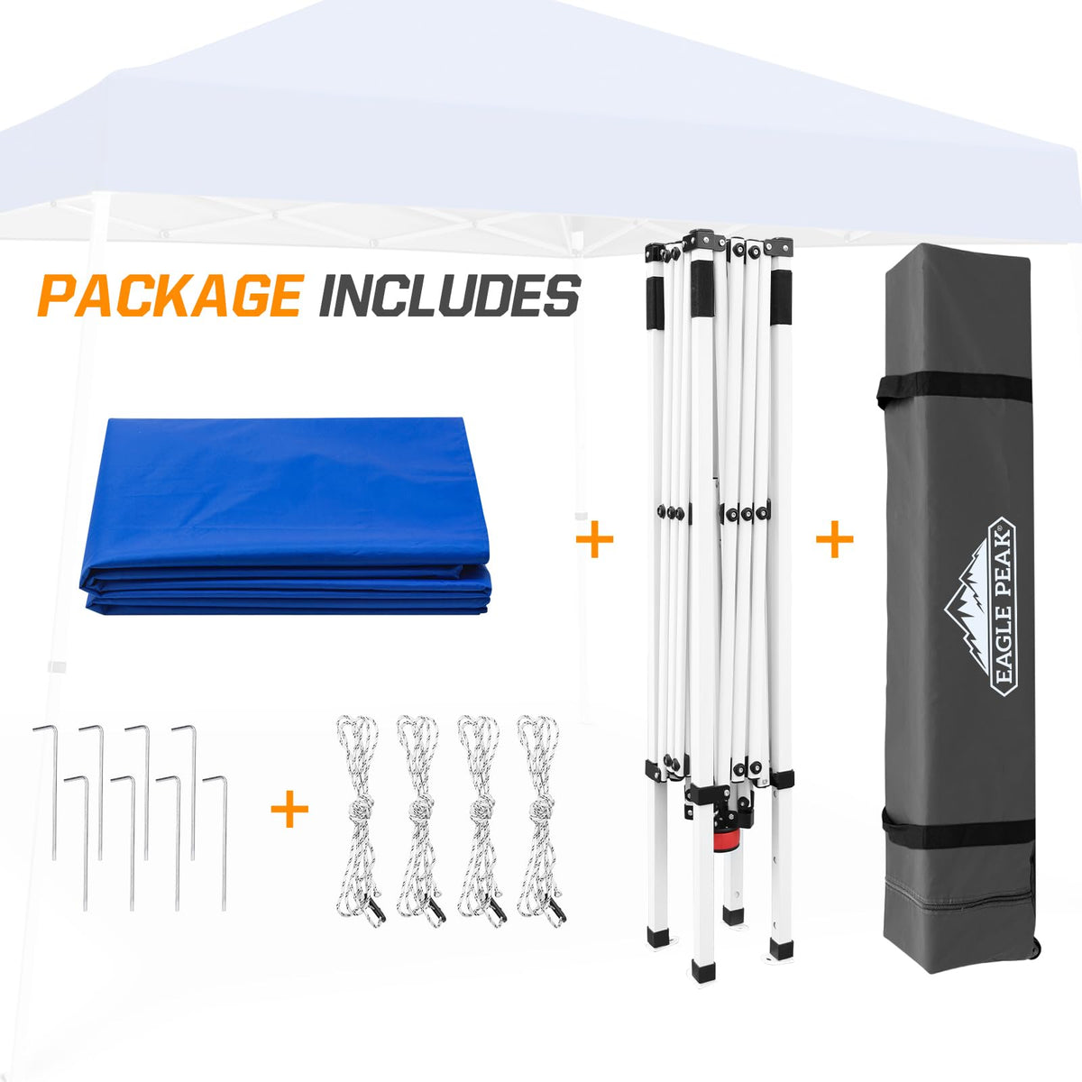 Eagle Peak durable canopy construction for everyday outdoor use
