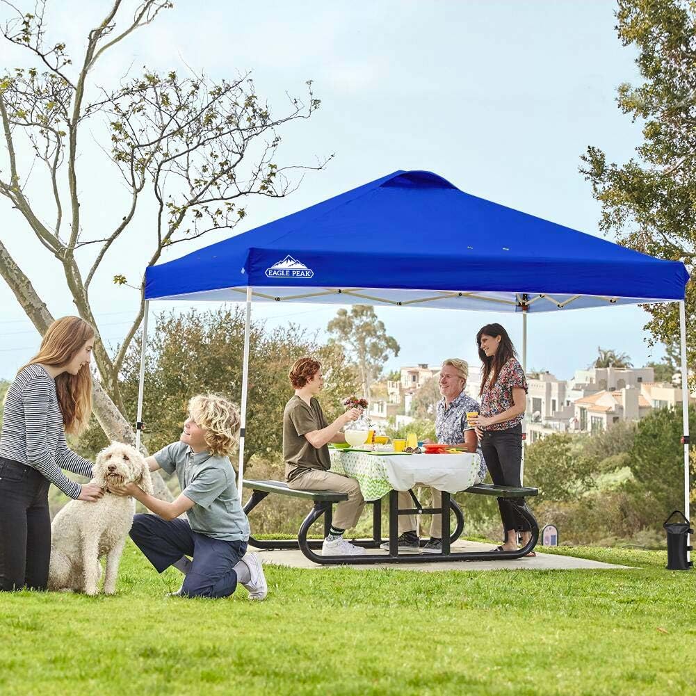 EAGLE PEAK heavy-duty steel frame delivers sturdy support