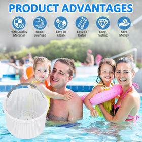EAGLEGGO built-in weight helps debris collection at the pool bottom