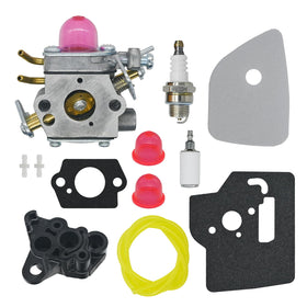 Eamonhigh 330LK carburetor kit for Husqvarna 130L/130C improves starting and throttle response