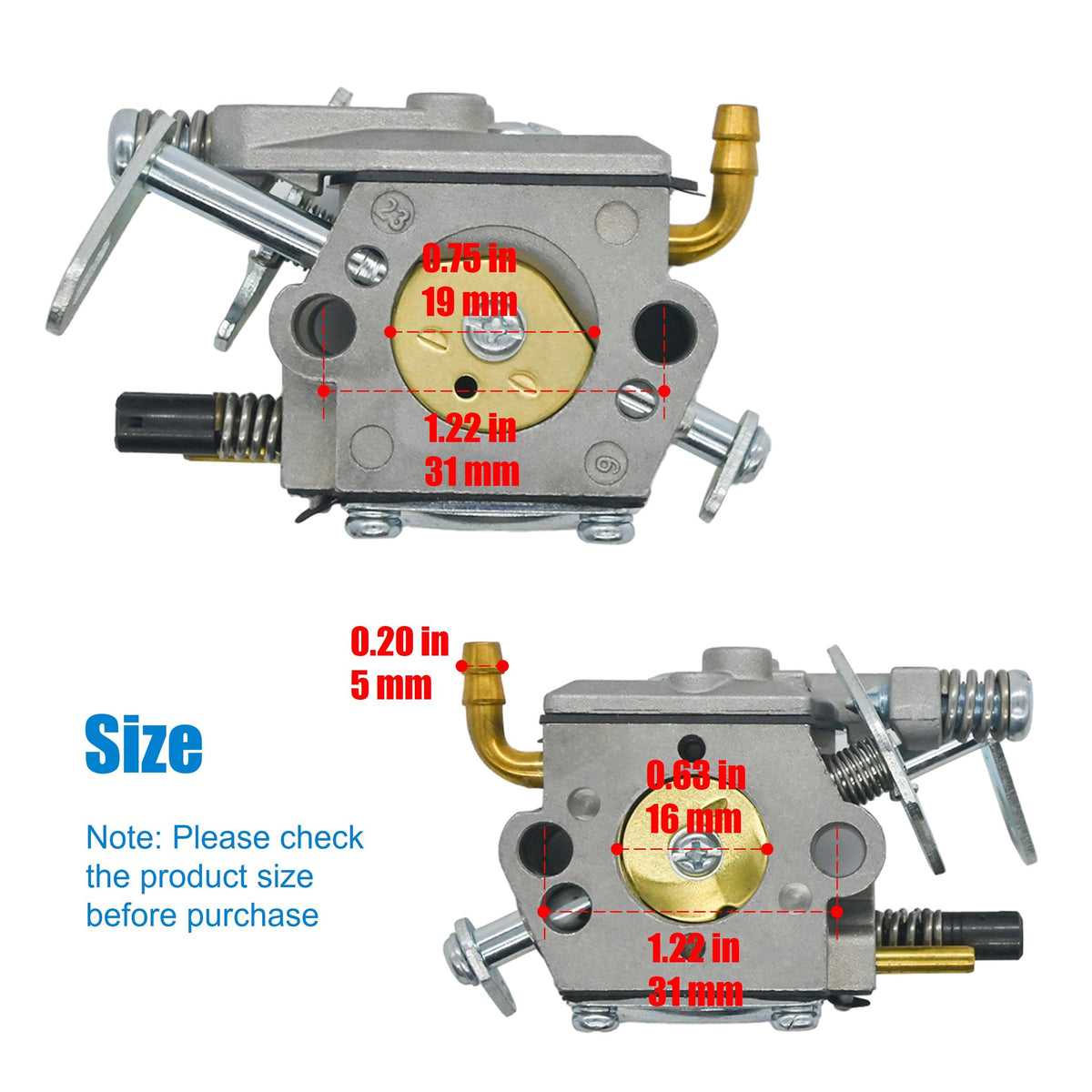 Eamonhigh air filter for McCulloch 3200 ensures cleaner fuel intake.